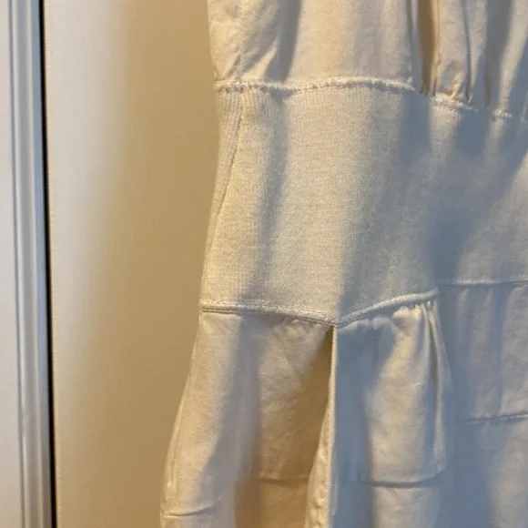 Hache Made in Italy 🇮🇹 💯 Cotton Dress Side Pockets Butter Soft Never Used